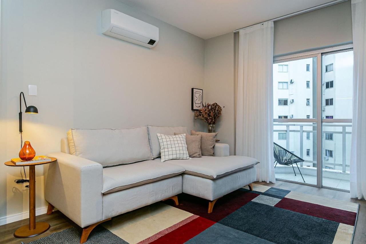 Vista Parcial Do Mar | 150M Do Shopping #Ca40 Apartment Florianópolis Exterior foto
